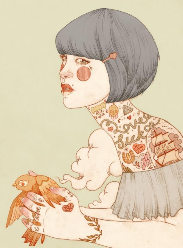 Tattoo illustrations by Liz Clements ... - 2600_814