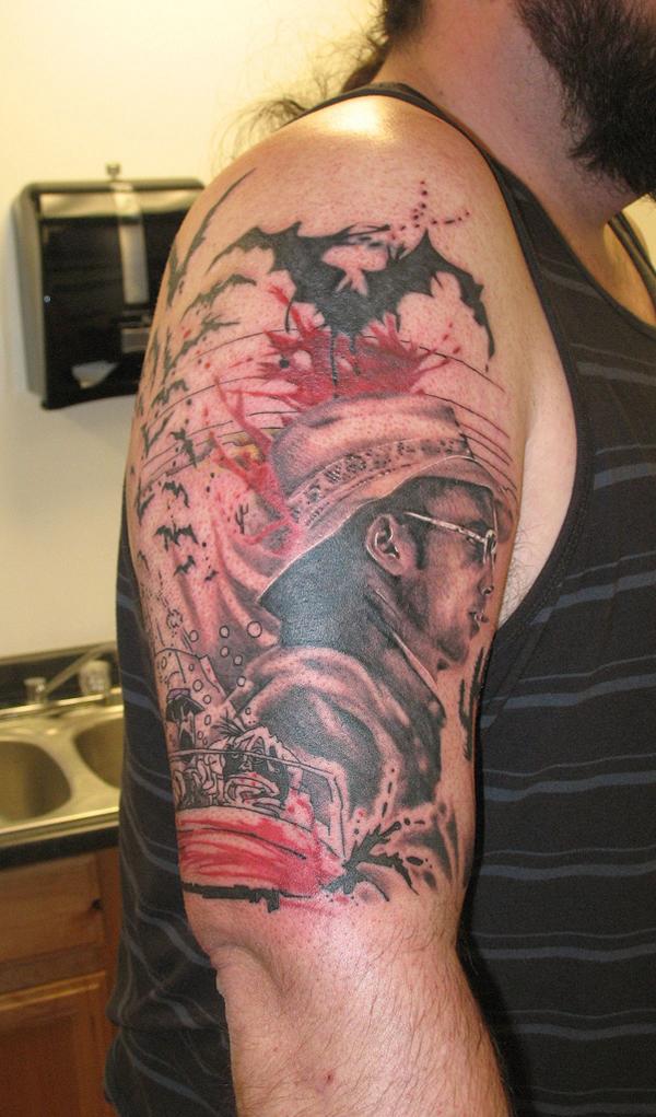 Hunter Thompson / Ralph Steadman tay - 45 ảnh vui nhộn Portrait Tattoo Designs <3 <3