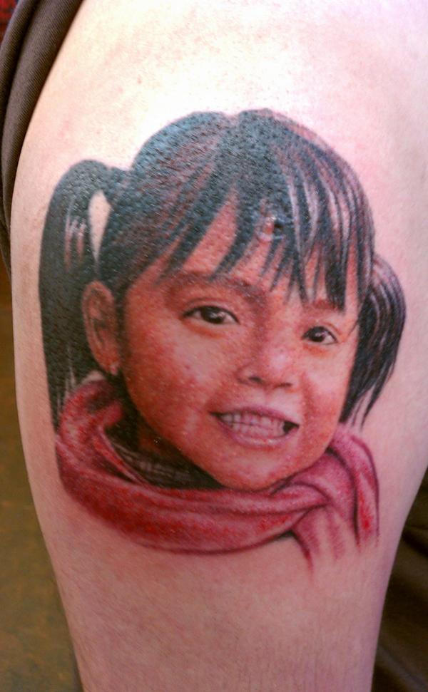 Cô gái chân dung hình xăm - 45 ảnh vui nhộn Portrait Tattoo Designs <3 <3