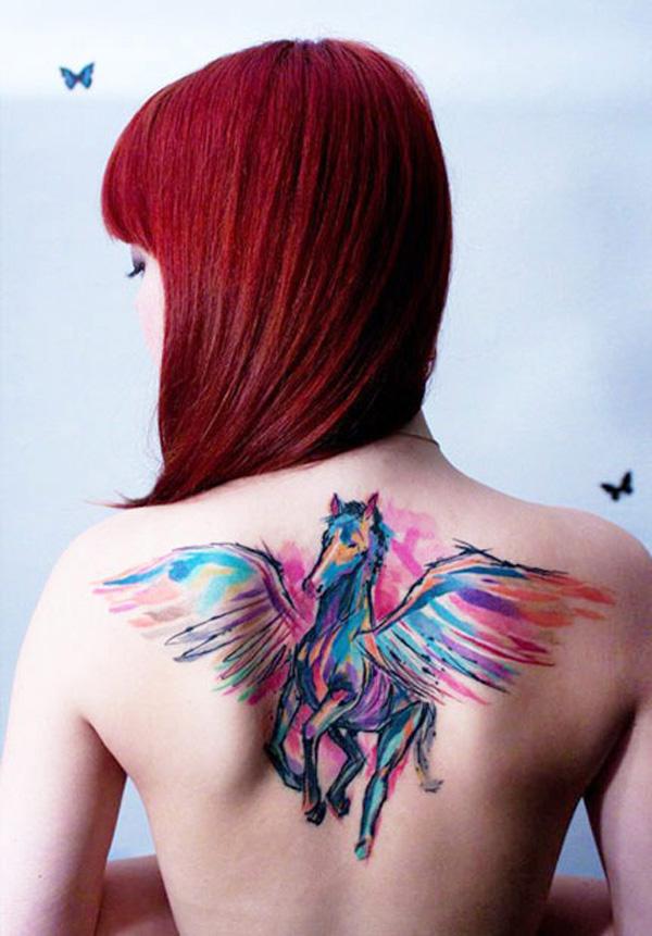 Watercolor động vật hình xăm - 50 ảnh vui nhộn Animal Tattoo Designs <3 <3