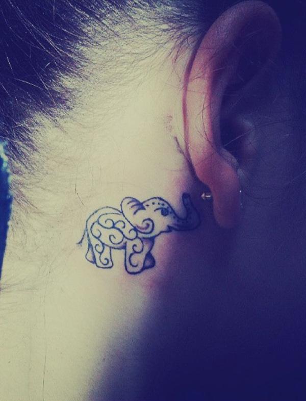 Đằng sau những hình xăm tai voi - 55 Elephant Tattoo Ý tưởng <3 <3