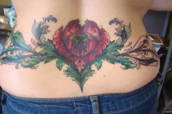 Peony Flower thấp lại Tattoo - 60+ thấp lại xăm cho phụ nữ <3 <3