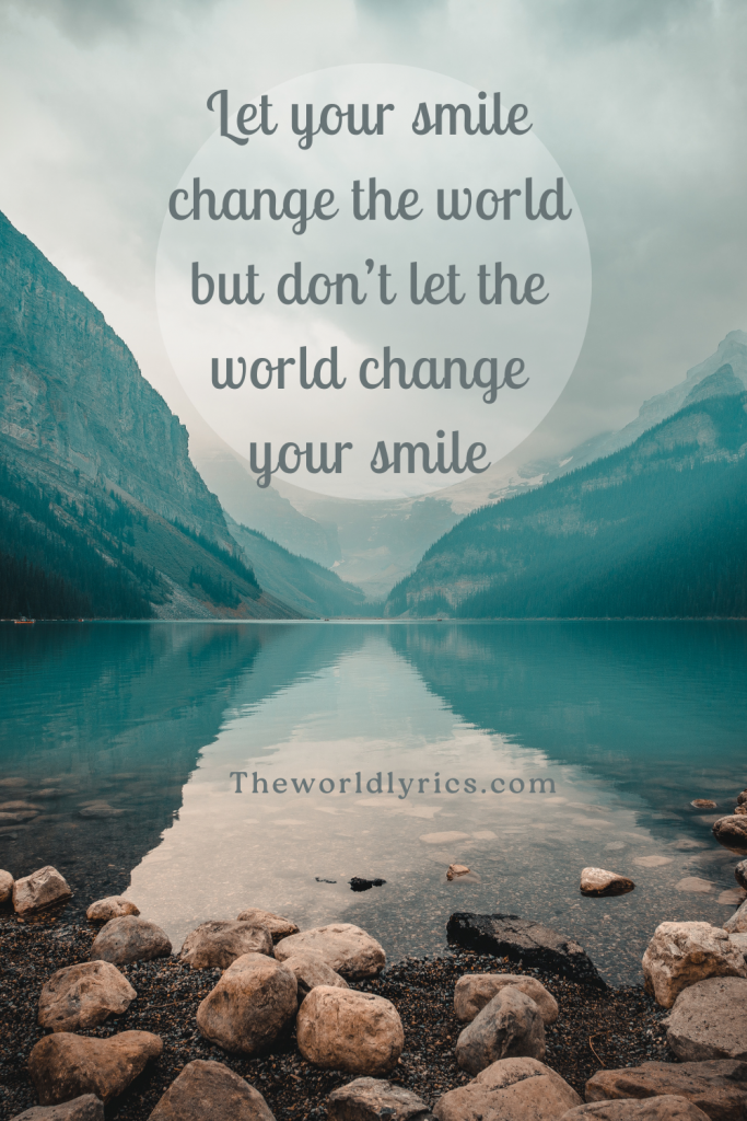 50 Inspirational Smile Quotes Art And Design