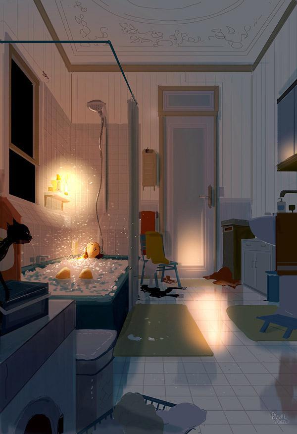 Falling up by Pascal Campion - Illustriations by Pascal Campion  <3 <3