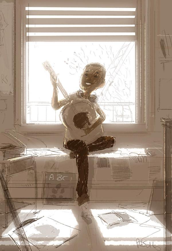 Sunny afternoons in fall by Pascal Campion - Illustriations by Pascal Campion  <3 <3