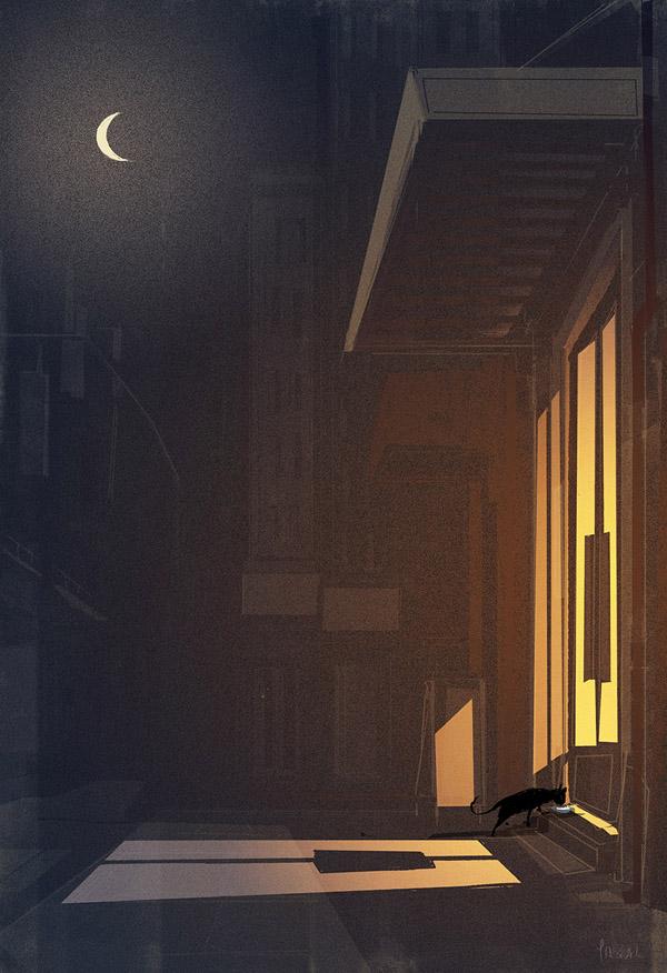 The cat came back by Pascal Campion - Illustriations by Pascal Campion  <3 <3