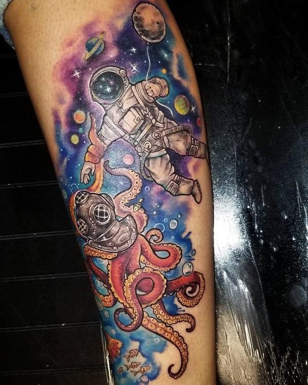 30 Astronaut Tattoo Ideas Art And Design