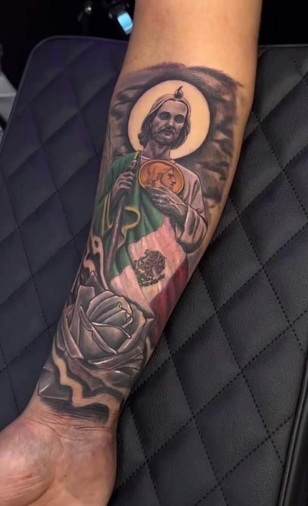 Inspiring San Judas Tattoo Ideas To Express Your Faith Art And Design