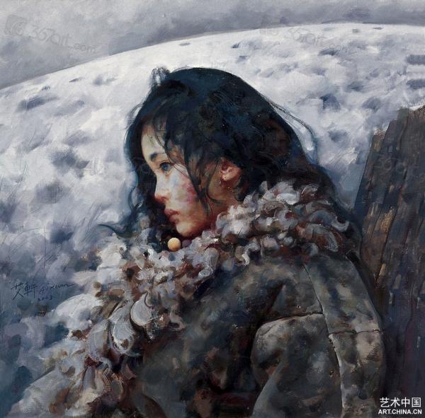 Tibet Girl Painting by Ai Xuan | Art and Design