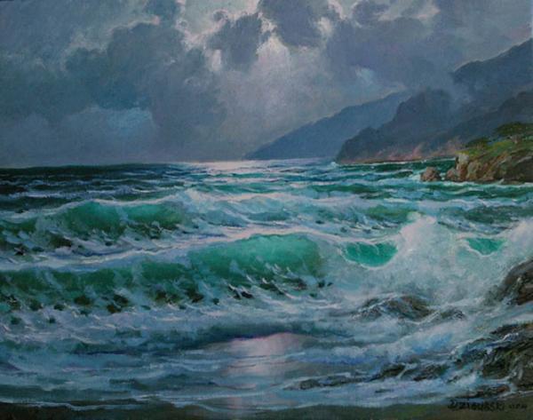 Seascapes Paintings by Alexander Dzigurski | Art and Design