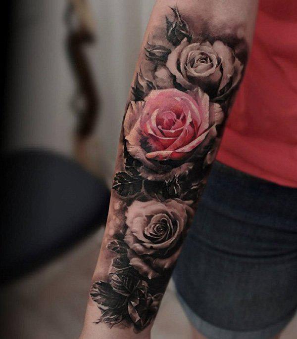 40 Beautiful Rose Tattoo Designs For Women 2021