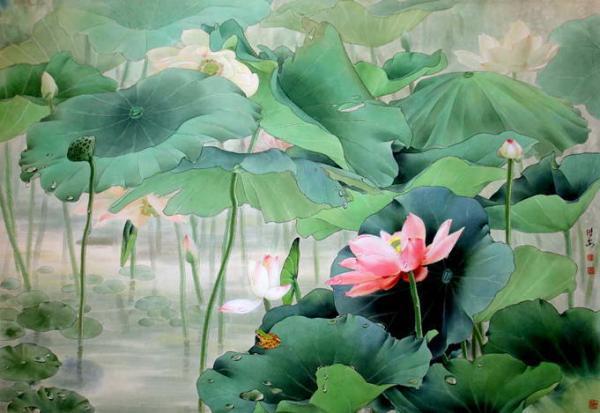 Flower and Bird Paintings by Zou Chuanan | Art and Design