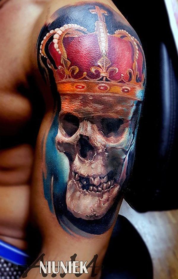 101 Best Skull And Roses Tattoo Sleeve Ideas That Will Blow Your Mind   Outsons