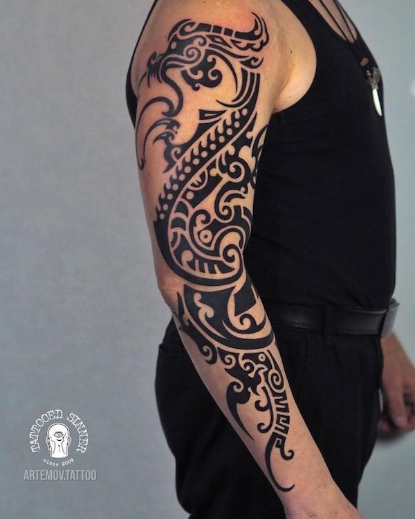 18,023 Tribal Sleeve Tattoo Images, Stock Photos, 3D objects, & Vectors |  Shutterstock