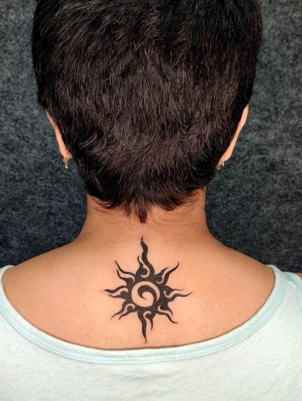 tribal holy spirit tattoo
