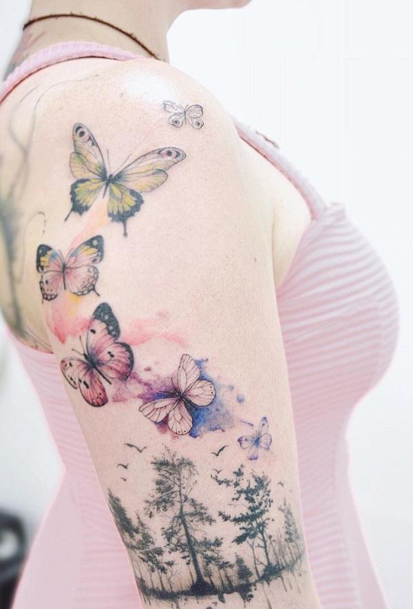 100 Amazing Butterfly Tattoo Designs Cuded