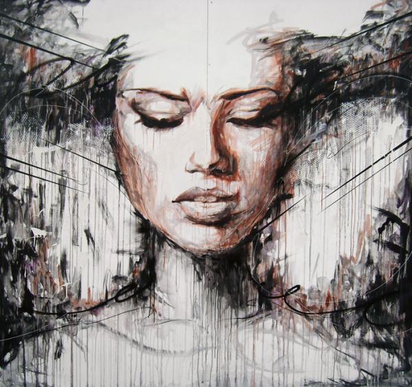 Abstract Portrait Paintings by Danny O'Connor | Art and Design