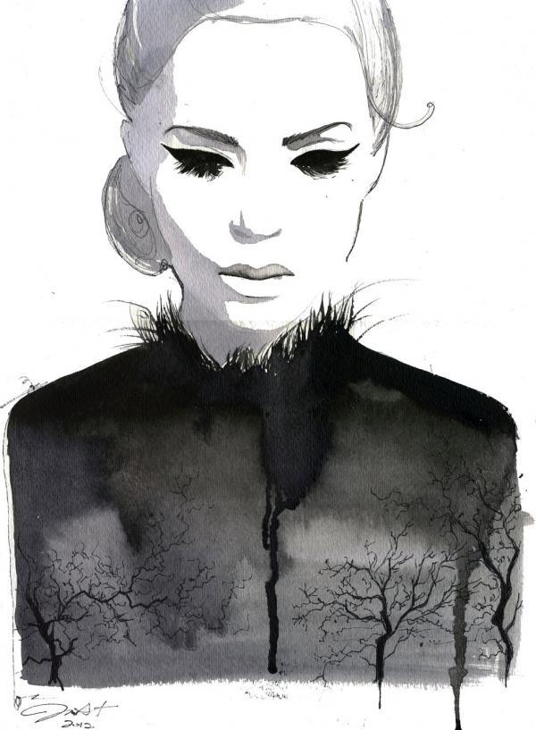 50 Beautiful Fashion Illustrations Art And Design 0375