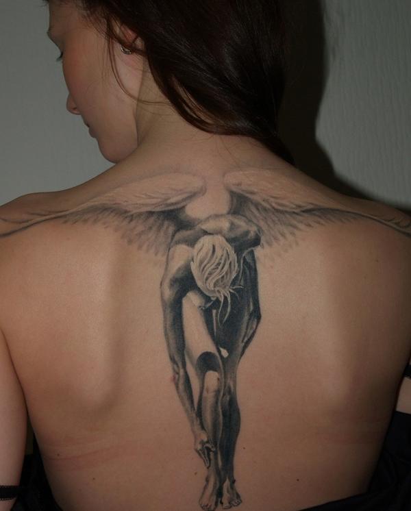 fallen angel tattoo designs