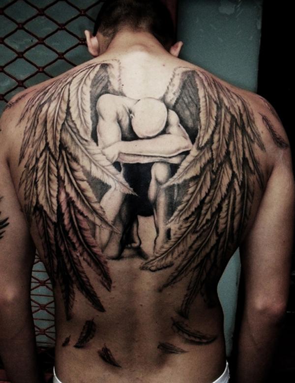 Angel tattoo by Vid Blanco | Photo 22580