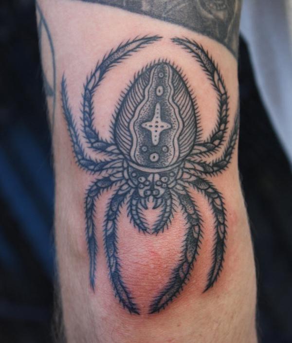 american traditional tattoo black widow spiderTikTok Search