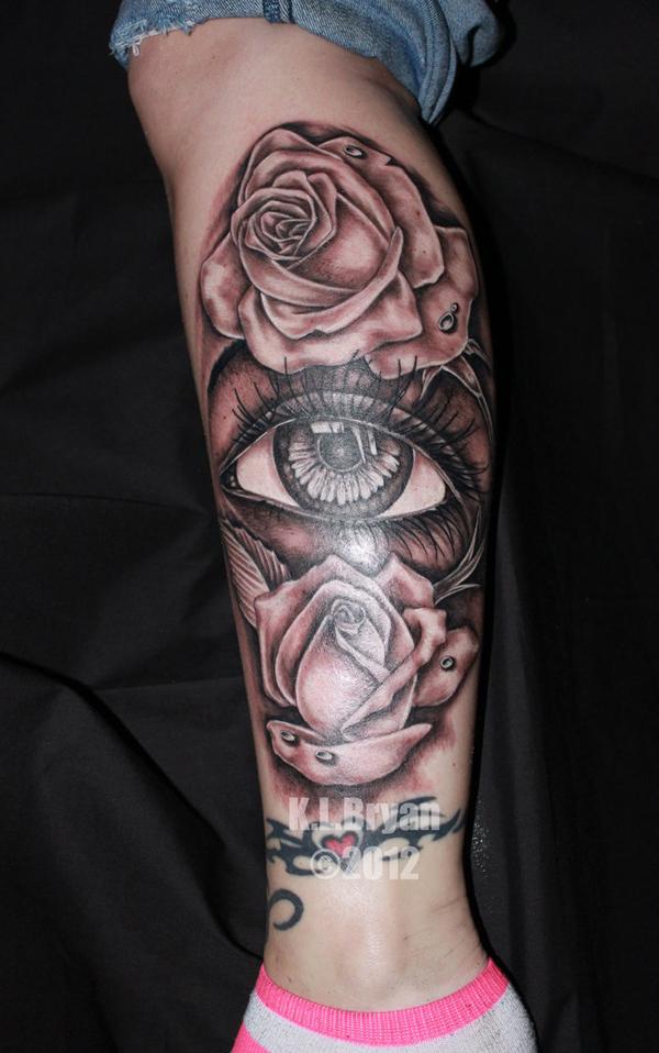 eye rose by Trent Edwards TattooNOW