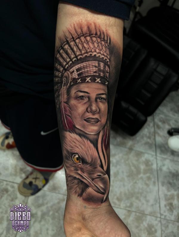 Indian Sphinx God Totem Lion Temporary Tattoo Sleeve For Men Women Maori  Tribal Military Fake Tattoos Sticker Full Arm Tatoo - AliExpress