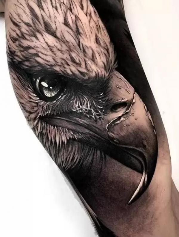 Eagle Thigh Tattoo. Work was done by Graham at South Coast County Tattoo,  CA : r/tattoos