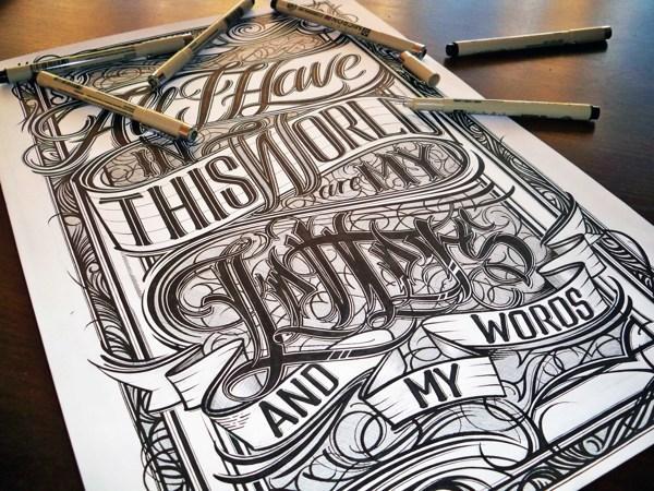 Typography by Mateusz Witczak | Art and Design