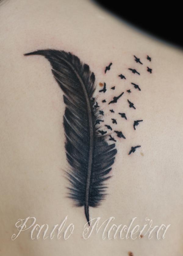 Waterproof Temporary Tattoo Sticker Bird Wind Goosey Feather Tattoos Lip  Print Body Art Arm Fake Sleeve Temporary Tatoo Women - AliExpress