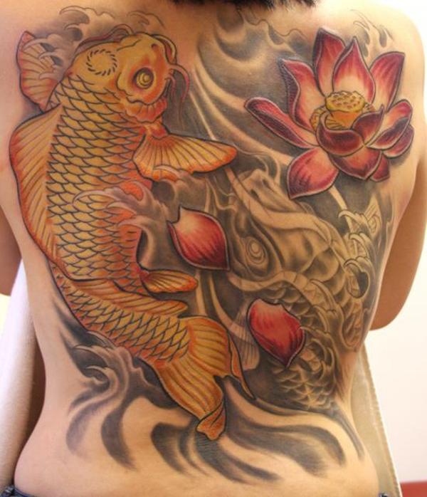 Koi Fish Tattoo Art: Canvas Prints, Frames & Posters