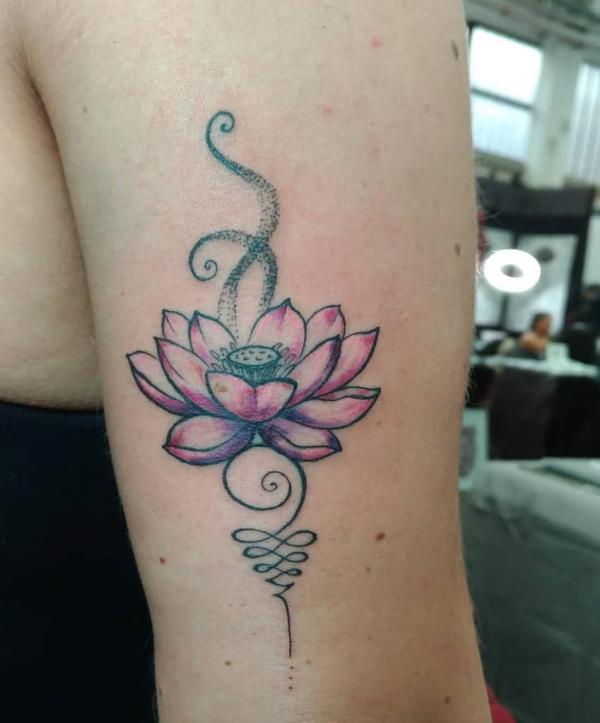 What Does an Unalome and Lotus Tattoo Symbolize? – Tatteco