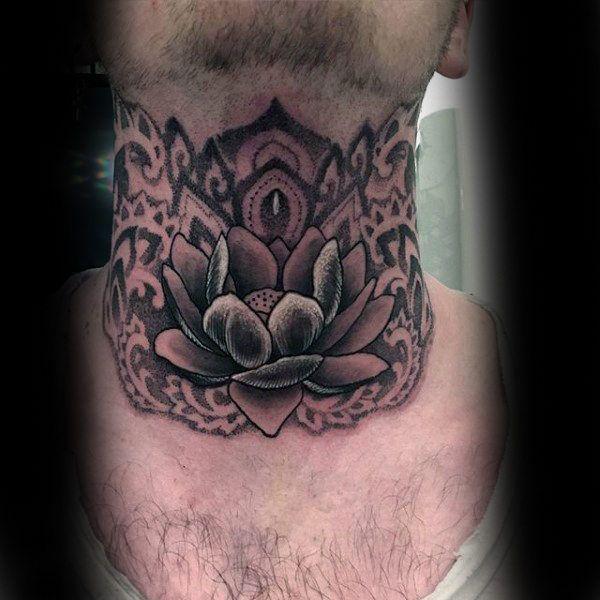 Goons&Queens Brugge - Flower Neck Tattoo Inspiration! 🌹🌹🌹 Ibox us if you  want more info 🖤 #bruggetattoos #tattooshopbrugge #realismink #inked # tattoos #necktattoo #flowertattoodesigns #tattooinspiration | Facebook