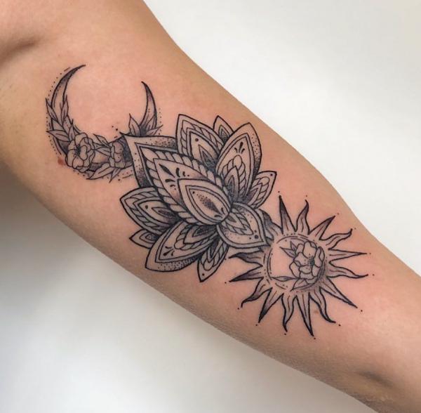lotus blossom tree tattoo