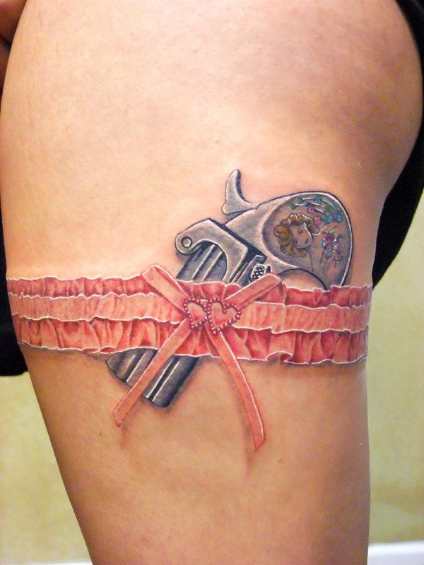 Gun Tattoo on Arm for Men - Ace Tattooz