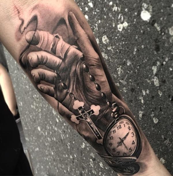 100 Awesome Watch Tattoo Designs  Art and Design