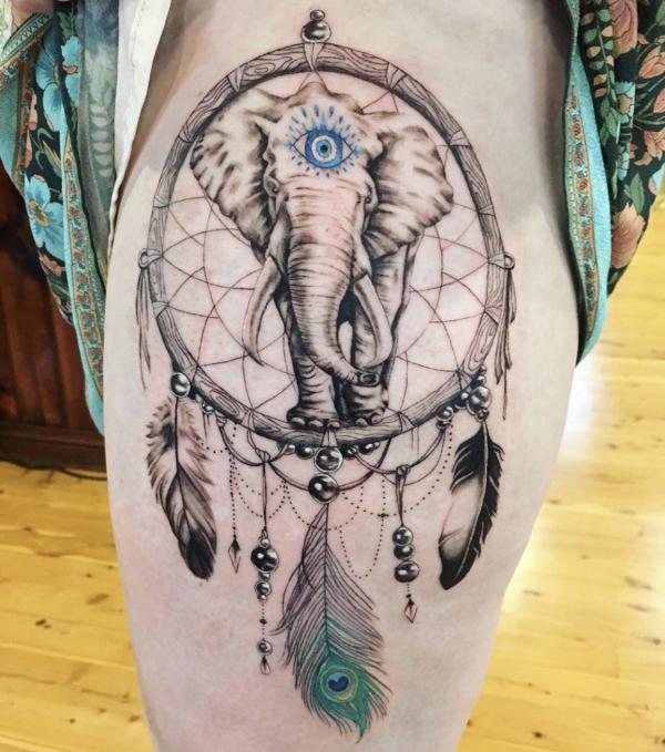 45 Amazing Dreamcatcher Tattoos and Meanings