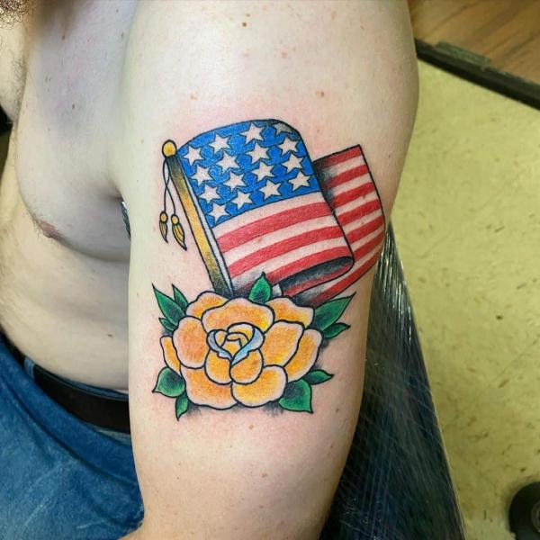 Minimal Patriotic Tattoos | TikTok