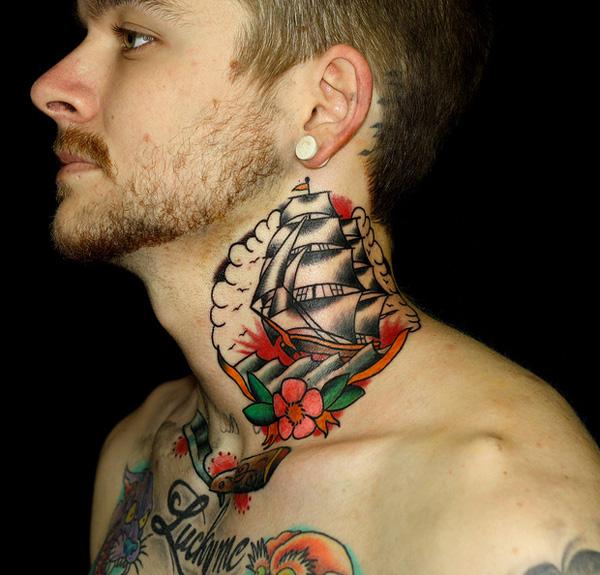 60 Awesome Neck Tattoos Cuded