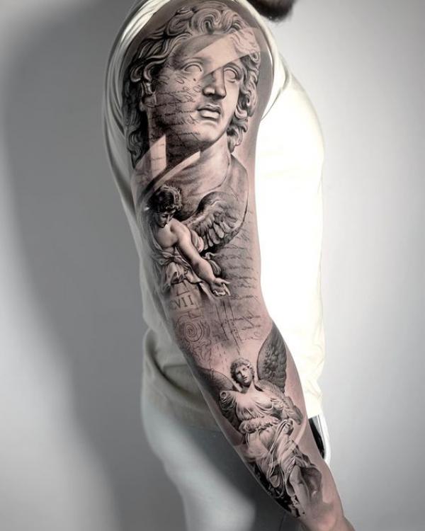140 Awesome Examples of Full Sleeve Tattoo Ideas, Art and Design
