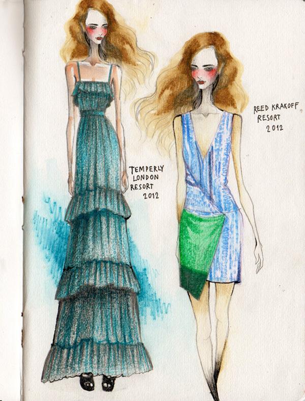 50 Amazing Fashion Sketches | Art and Design