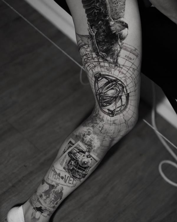 Tattoo interview, by floral tattoo artist Lu Loram Martin, in Toronto,  Canada – Lu Loram-Martin