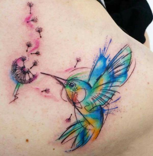 Tattoo uploaded by Dhruv • Watercolor Fairy • Tattoodo