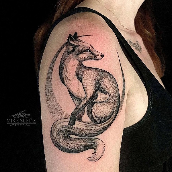 fox sleeve tattoo women｜TikTok Search