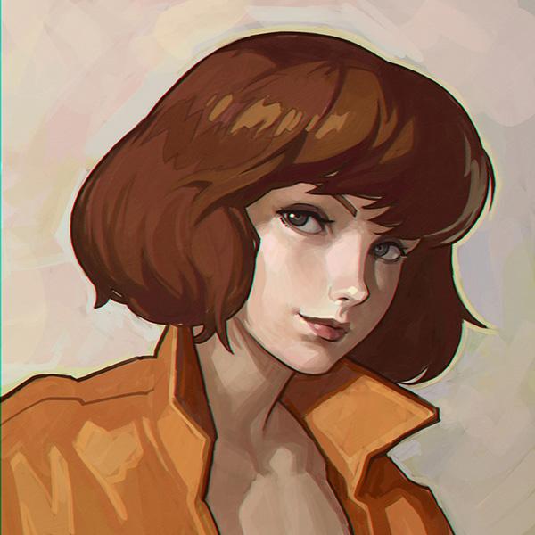 Vector Portraits by Ilya Kuvshinov | Art and Design