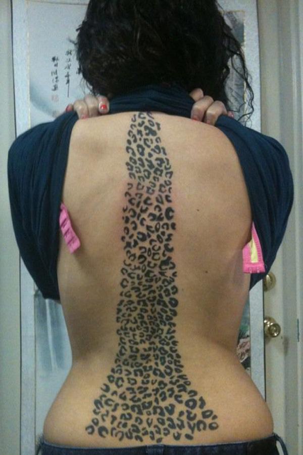 cheetah print tattoos with names