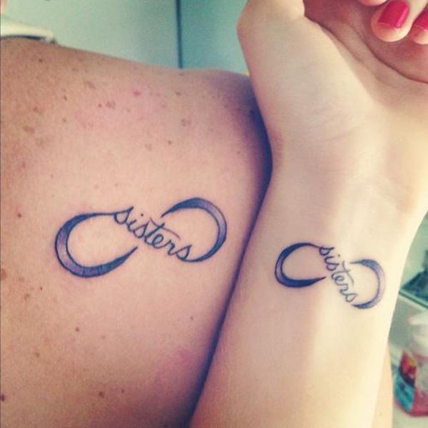How Do It on Twitter Sisters Matching Tattoos with subtle infinity symbol   httptcoyIfyJa7rQF httptcoqnuWhHfFOq  X