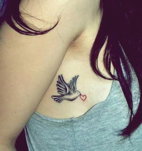 Dove outline tattoo holyspirit  Tattoos Bird outline tattoo Tattoo  outline