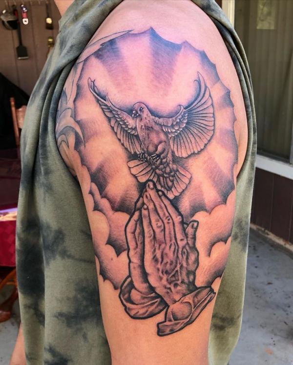 dove tattoos for men on arm