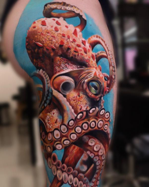 Octopus Tattoo, Me, Tattoo, 2020 : r/Art